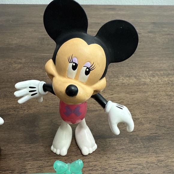 Disney Minnie Mouse's Bowtique Dress Up Dolls Snap N Style Figures Lot - Picture 7 of 7